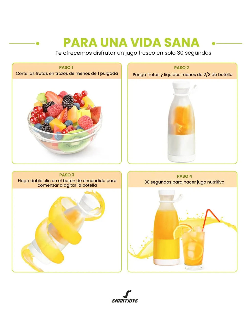 🔥 MINI LICUADORA PORTATIL 🤯